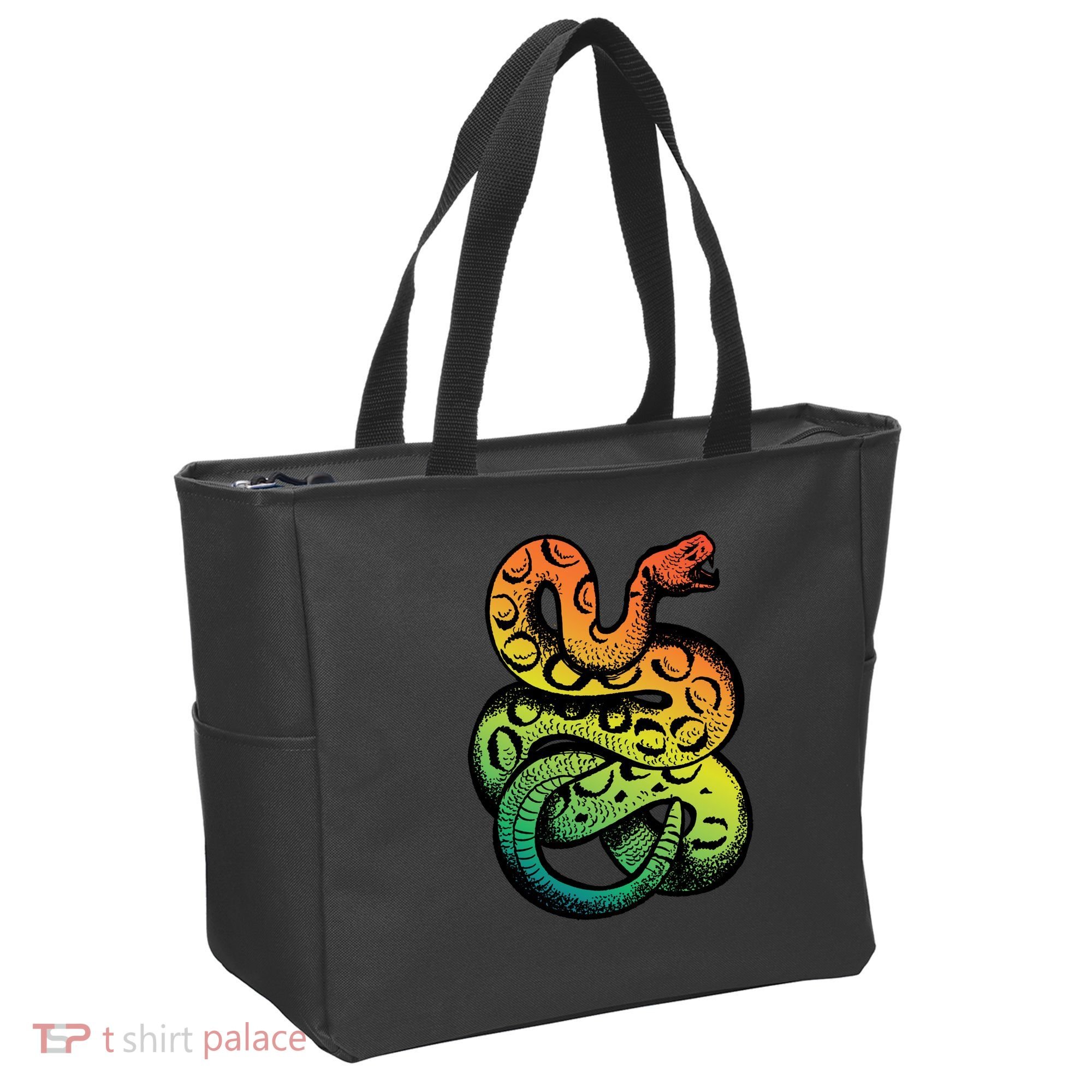 Rainbow Rattlesnake Tote Bag