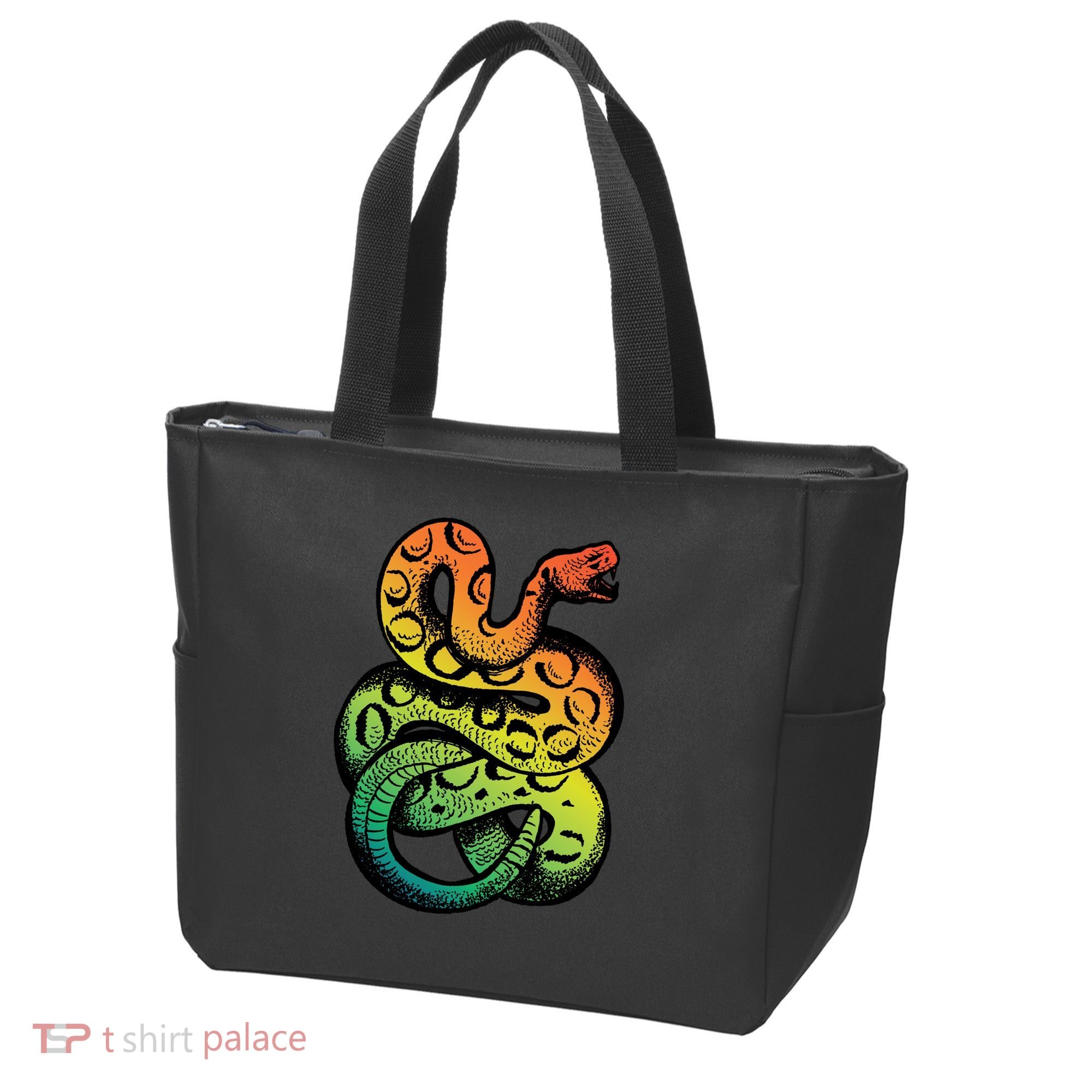 Rainbow Rattlesnake Tote Bag
