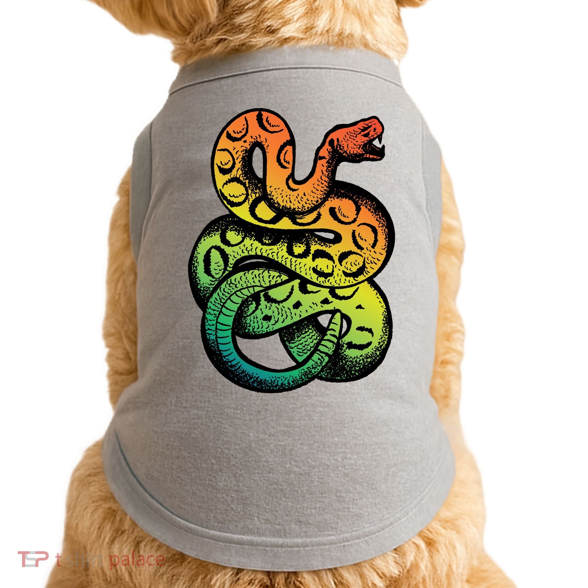 Rainbow Rattlesnake Doggie Tank