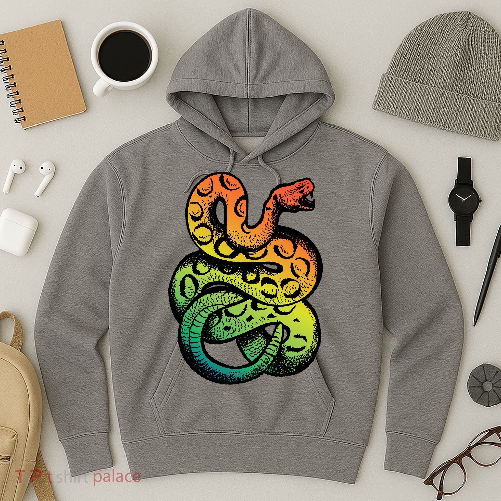 Rainbow Rattlesnake Hoodie