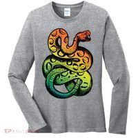 Rainbow Rattlesnake Women's Long Sleeve Shirt thumb 0
