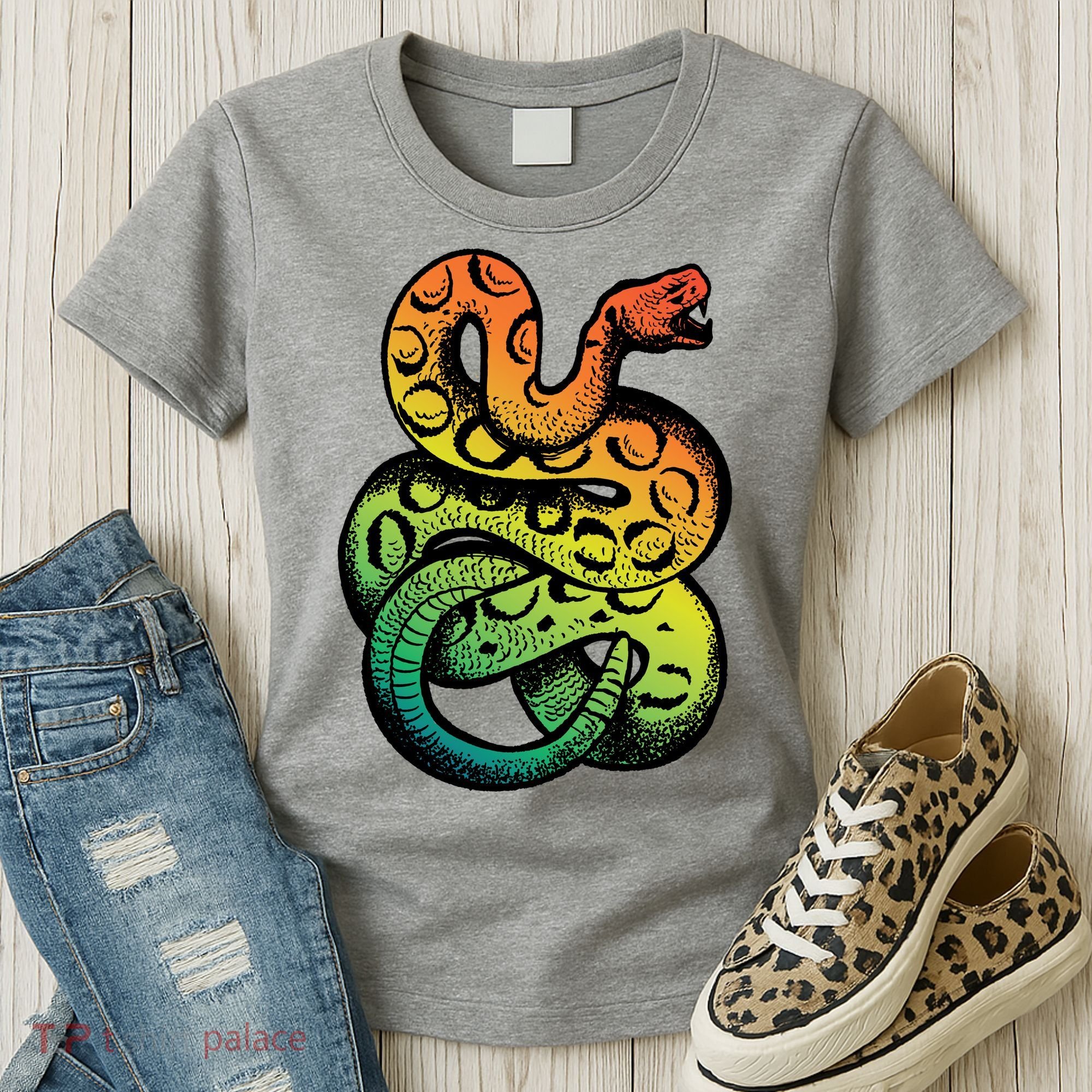 Rainbow Rattlesnake Women's T-Shirt