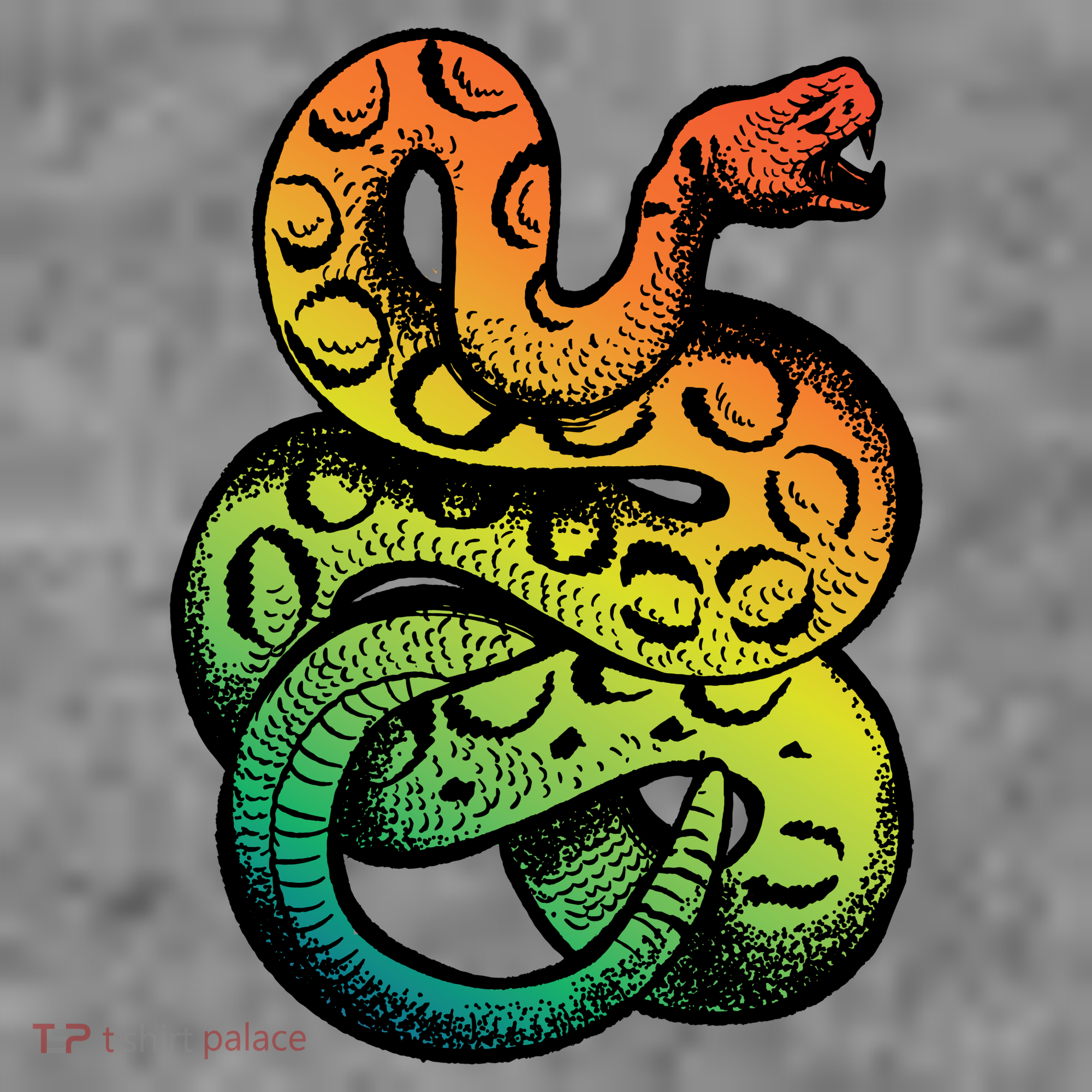 Rainbow Rattlesnake Women's T-Shirt