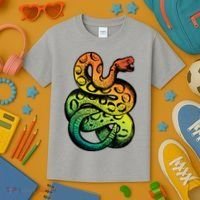 Rainbow Rattlesnake Kids T-Shirt thumb 3