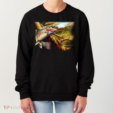 Rainbow Trout Fishing Women's Sweatshirt