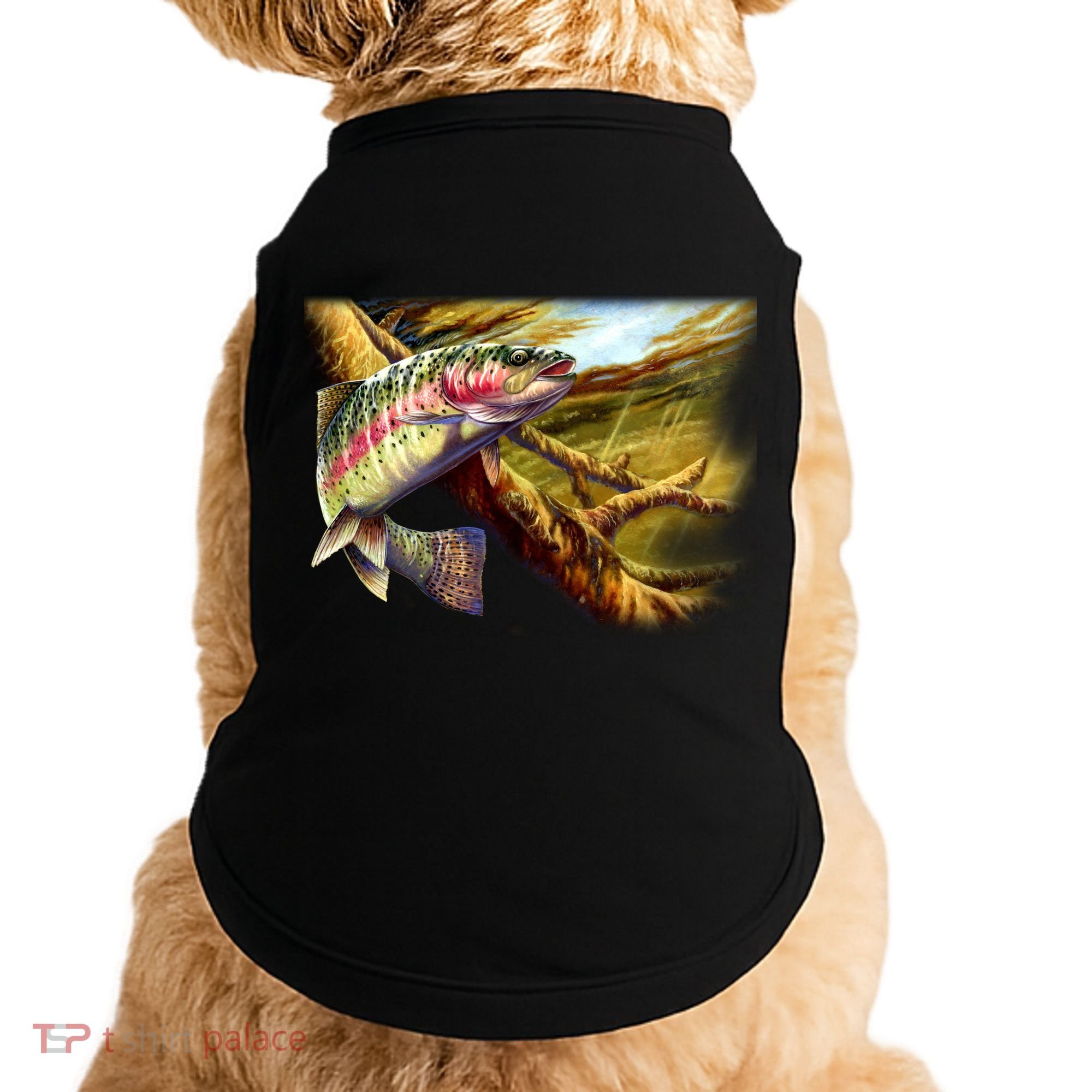 Rainbow Trout Fishing Doggie Tank