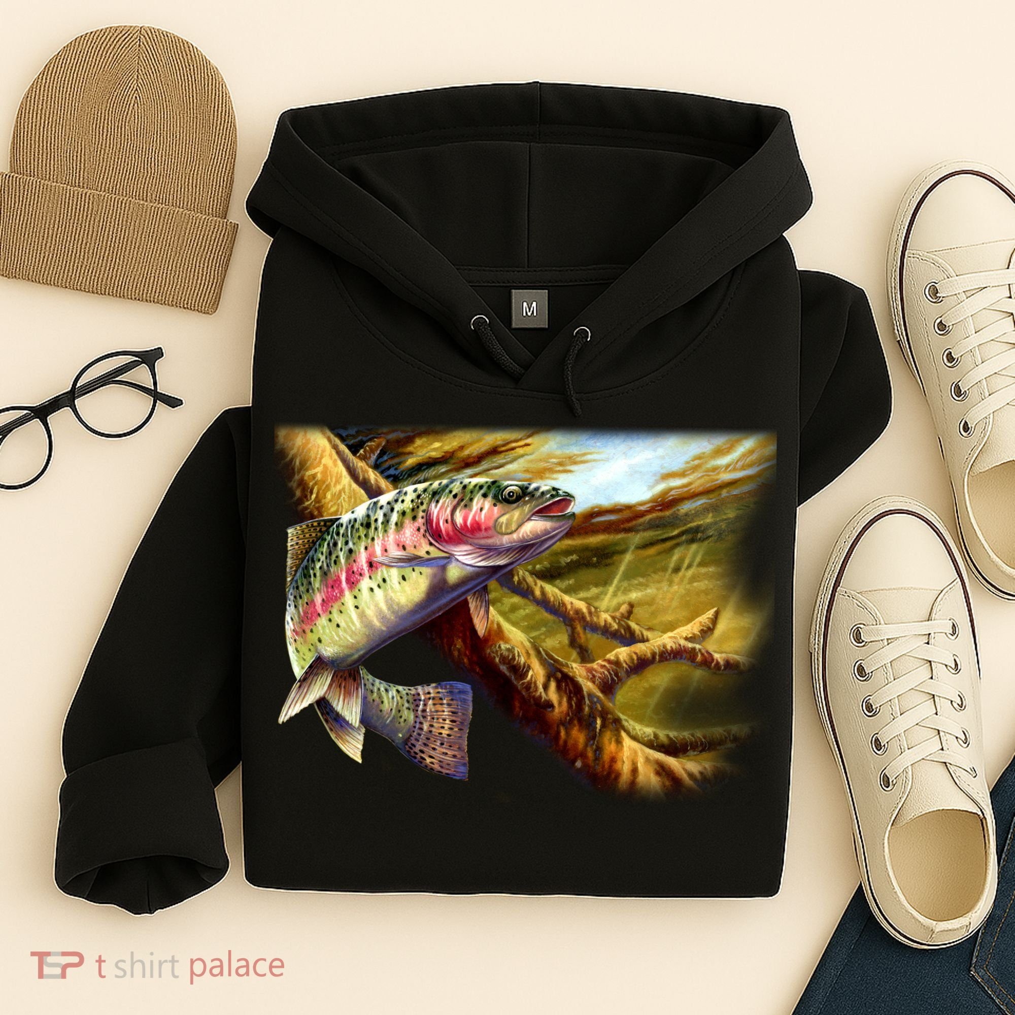 Rainbow Trout Fishing Hoodie
