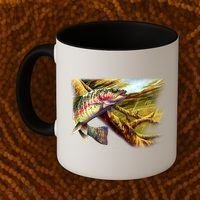Rainbow Trout Fishing Coffee Mug thumb 2