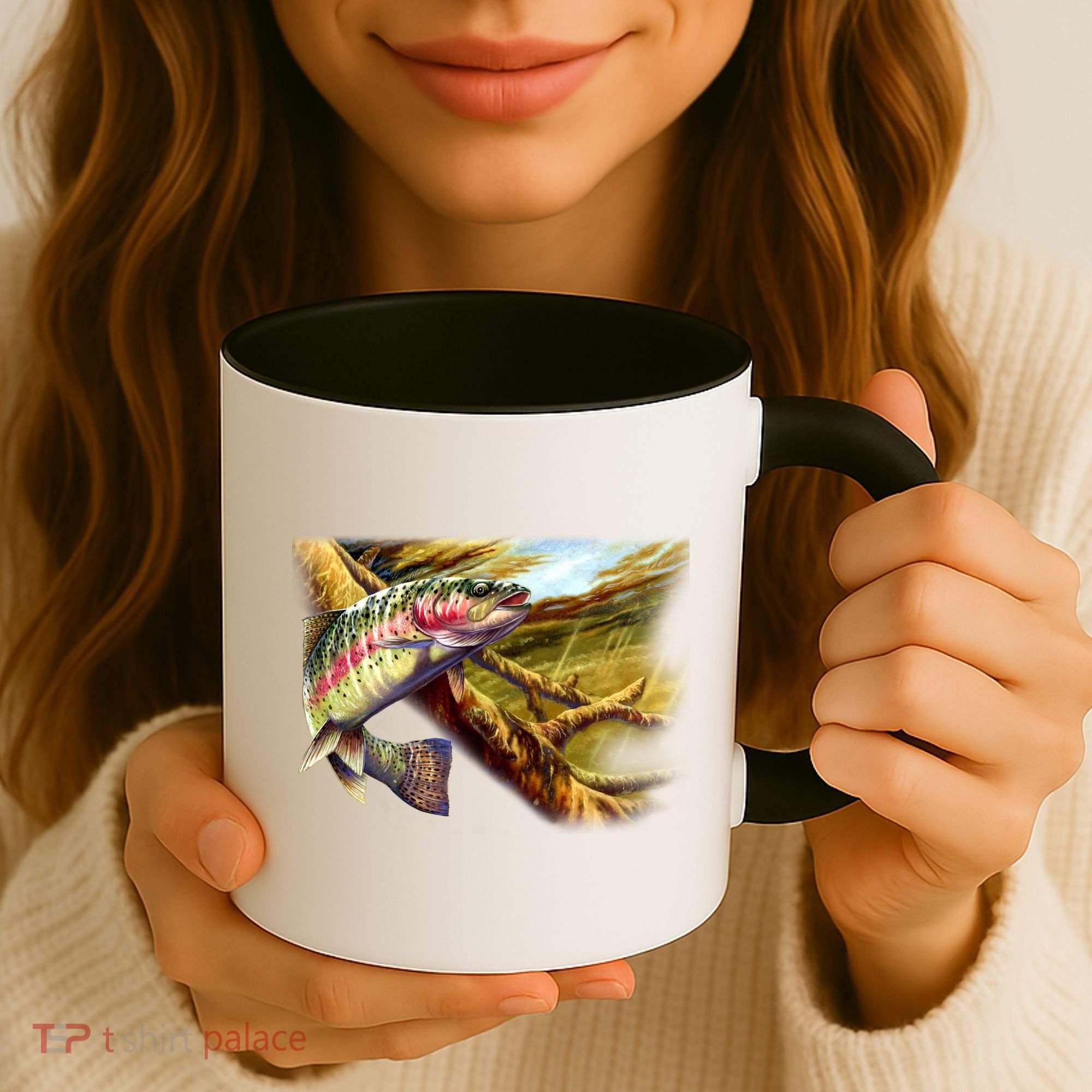 Rainbow Trout Fishing Coffee Mug