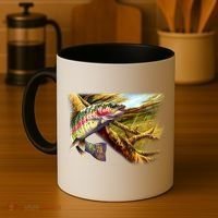 Rainbow Trout Fishing Coffee Mug thumb 4