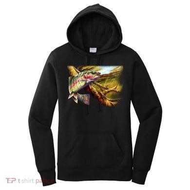 Rainbow Trout Fishing Women's Hoodie