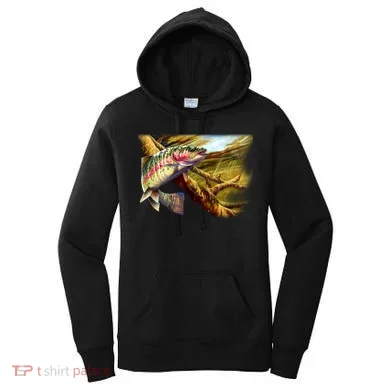 Rainbow Trout Fishing Women's Hoodie