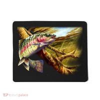 Rainbow Trout Fishing Mousepad thumb 0