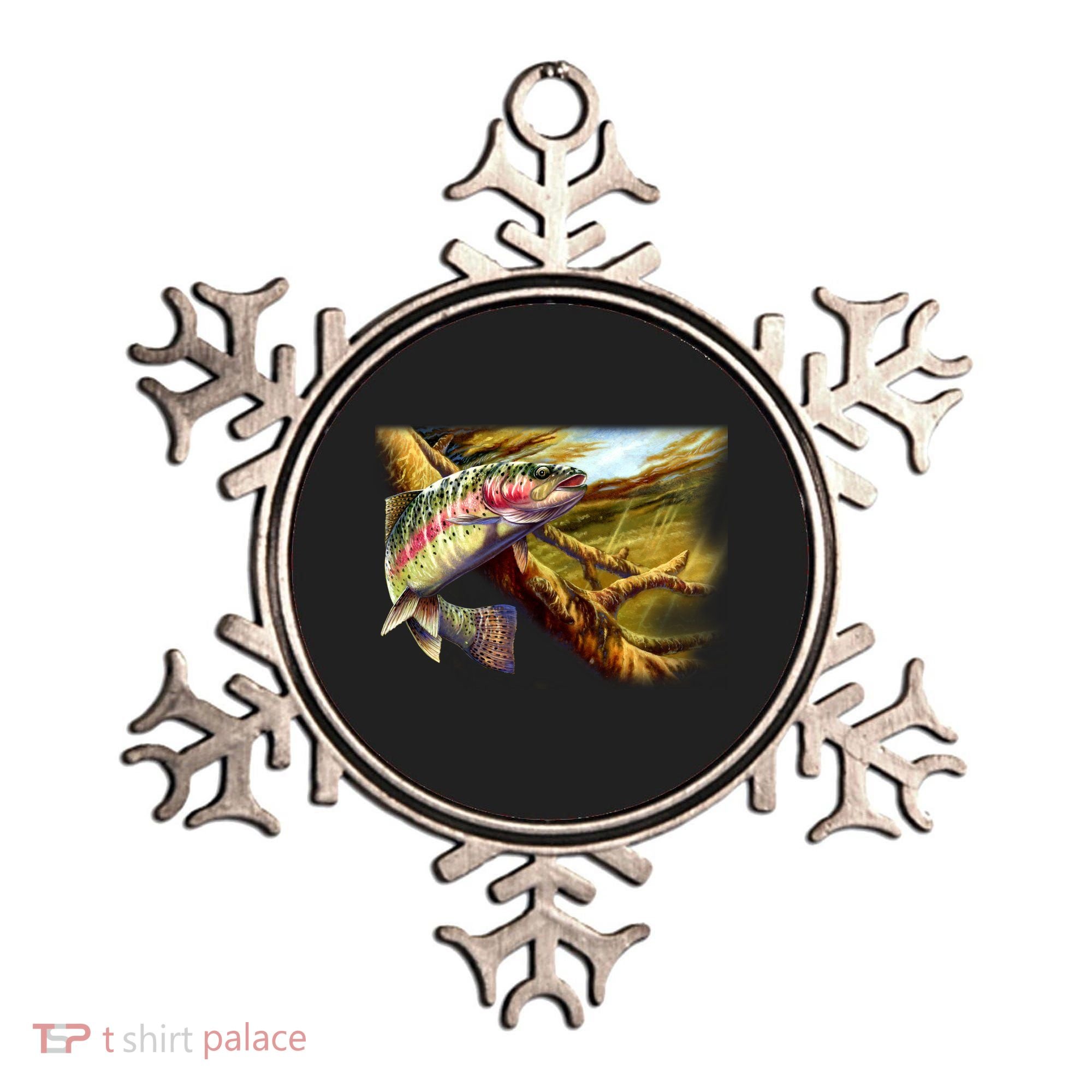 Rainbow Trout Fishing Ornament