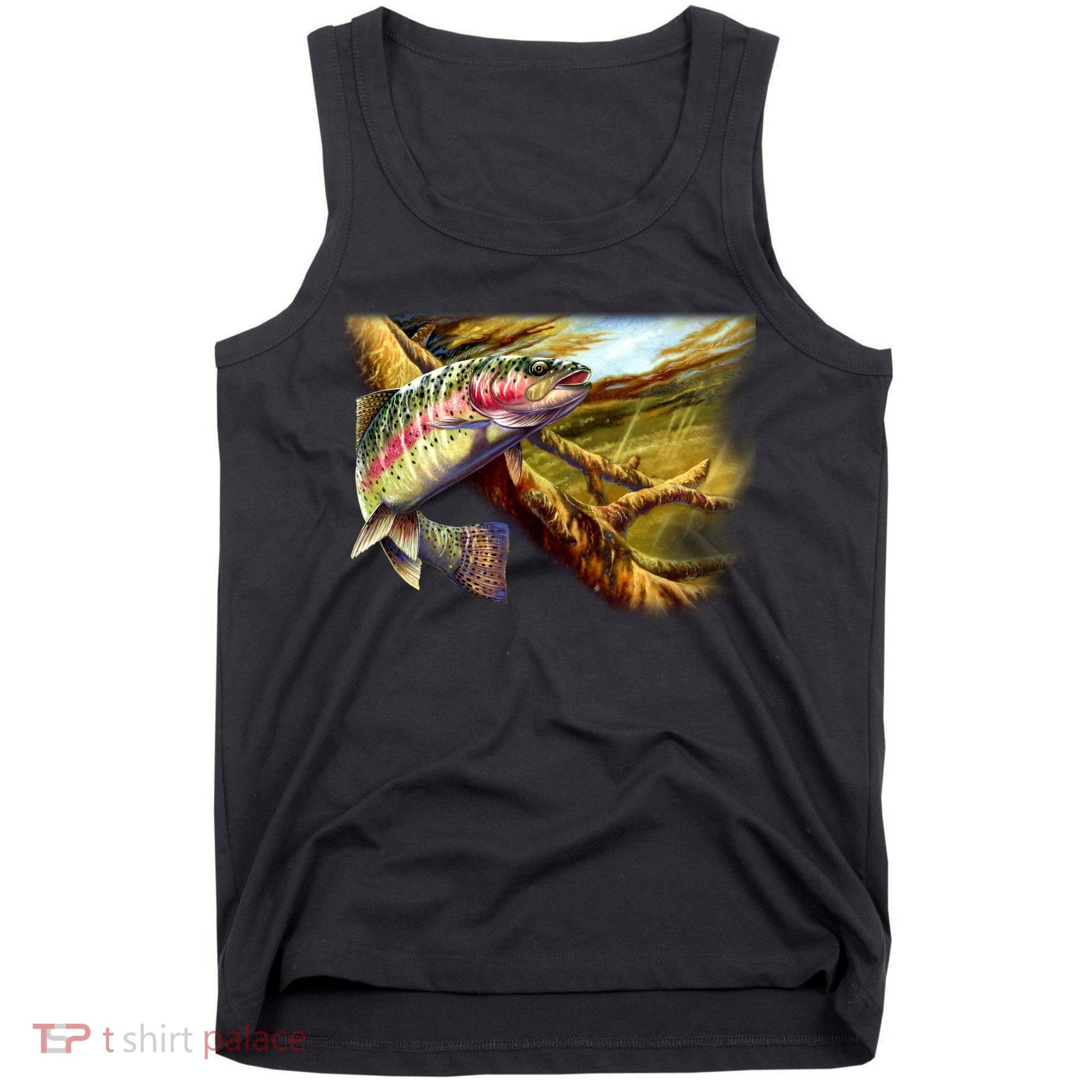 Rainbow Trout Fishing Tank Top