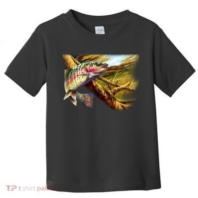 Rainbow Trout Fishing Toddler T-Shirt