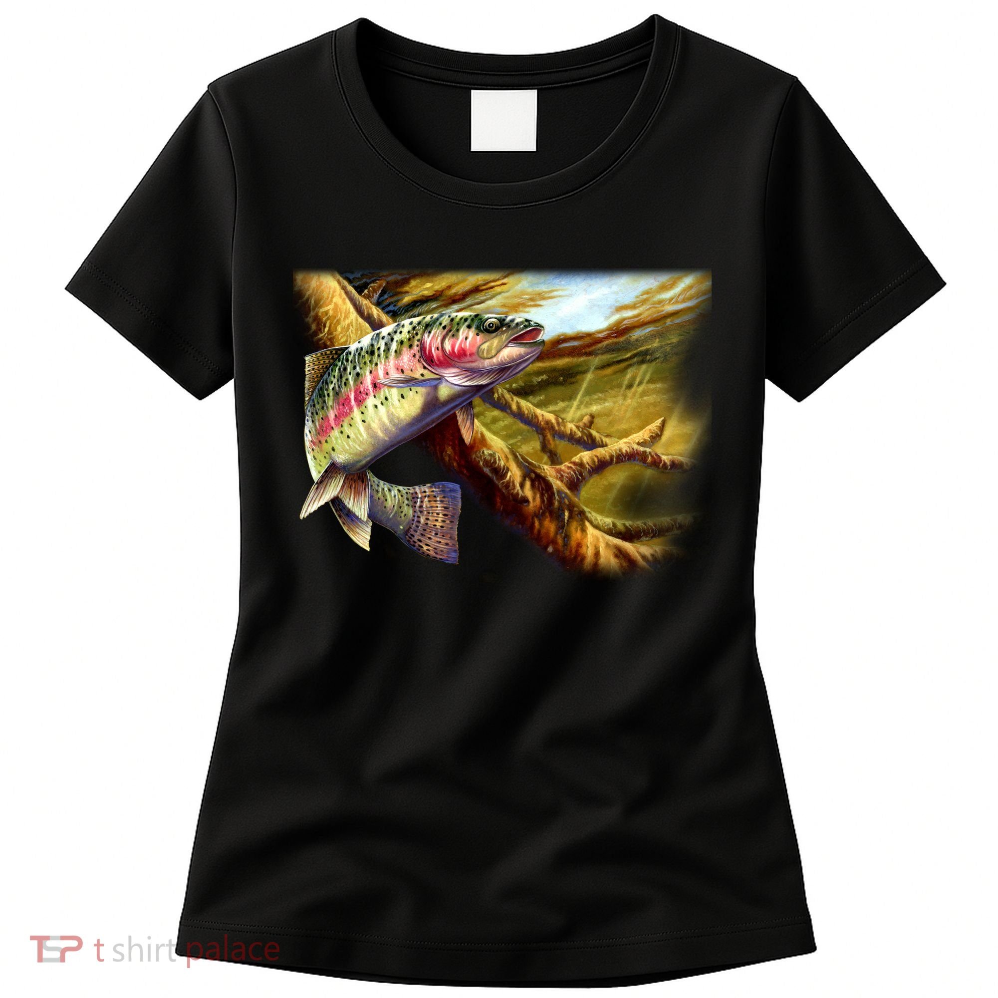 Rainbow Trout Fishing Women's T-Shirt