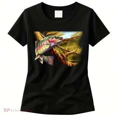 Rainbow Trout Fishing Women's T-Shirt
