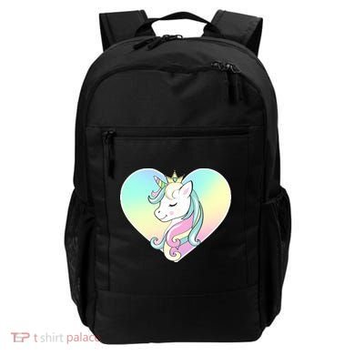 Rainbow Unicorn Heart Backpack