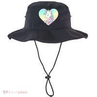 Rainbow Unicorn Heart Bucket Hat thumb 0