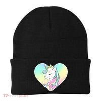 Rainbow Unicorn Heart Beanie thumb 0