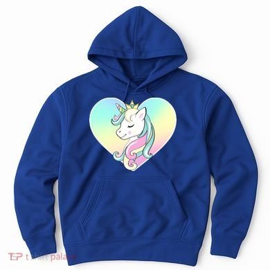 Rainbow Unicorn Heart Hoodie