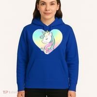 Rainbow Unicorn Heart Hoodie thumb 5