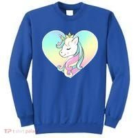 Rainbow Unicorn Heart Sweatshirt thumb 0