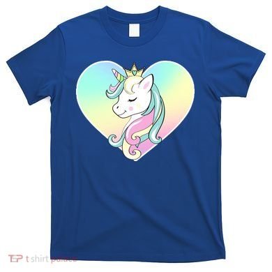 Rainbow Unicorn Heart T-Shirt