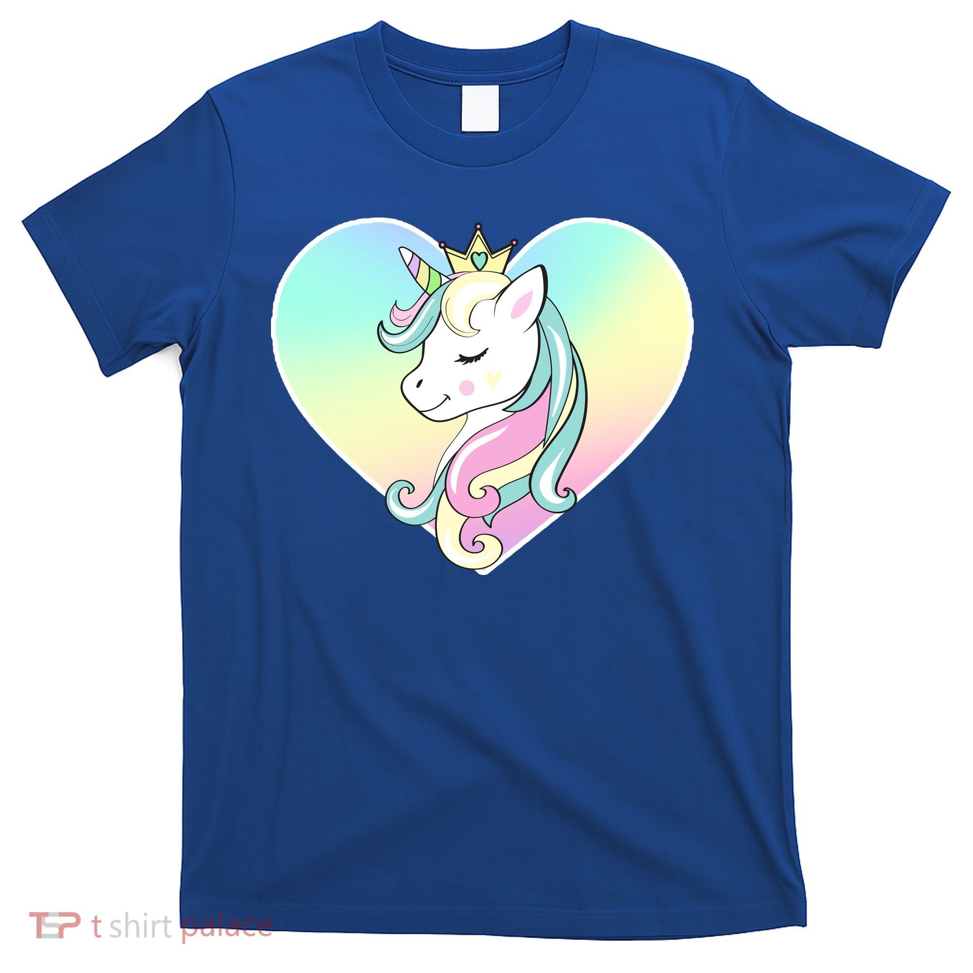 Rainbow Unicorn Heart T-Shirt