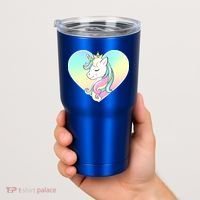 Rainbow Unicorn Heart Tumbler thumb 2