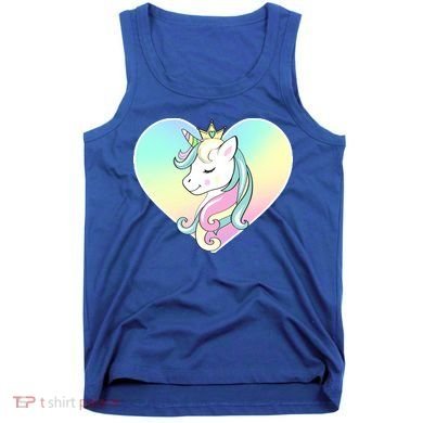 Rainbow Unicorn Heart Tank Top