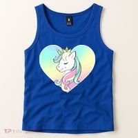 Rainbow Unicorn Heart Tank Top thumb 2