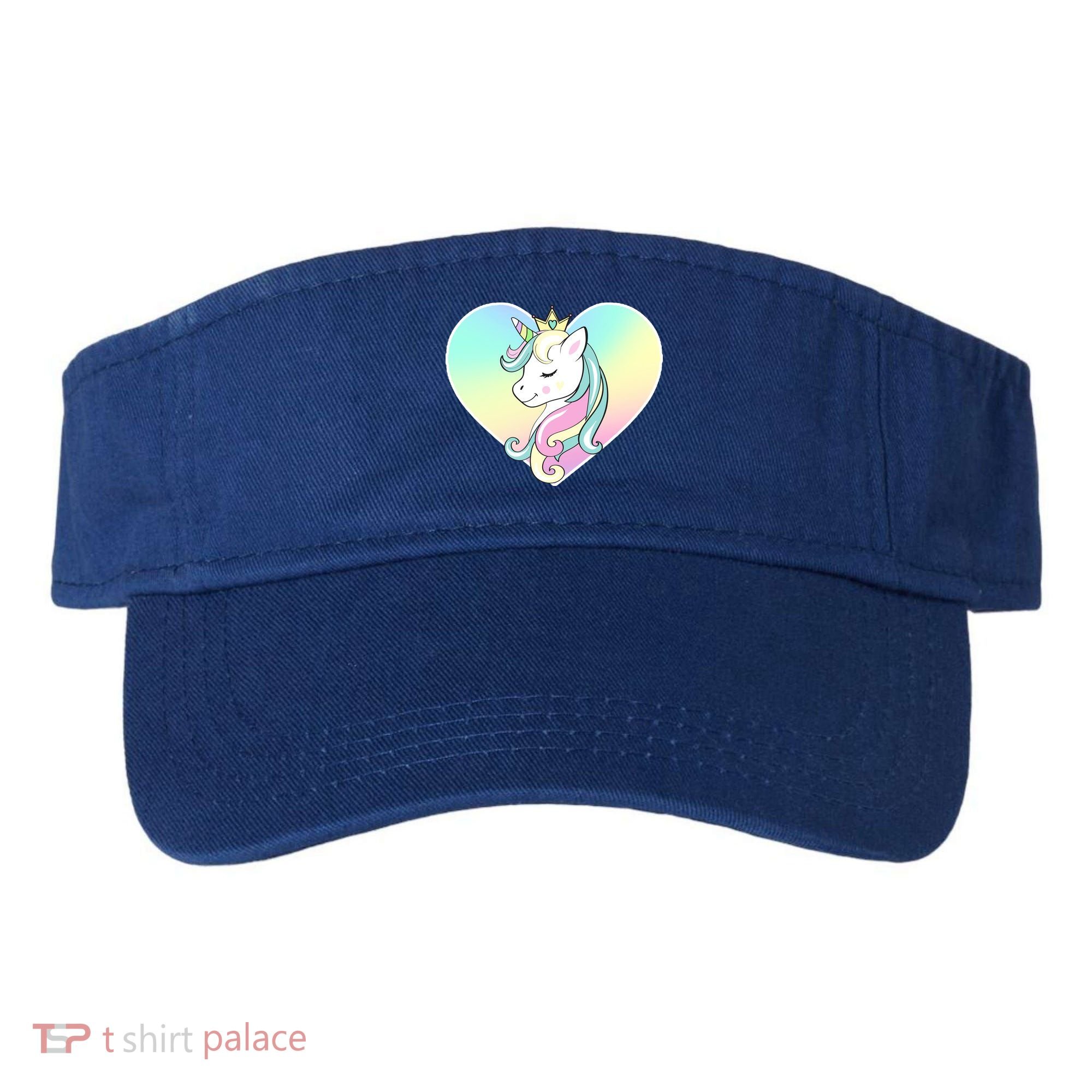 Rainbow Unicorn Heart Visor