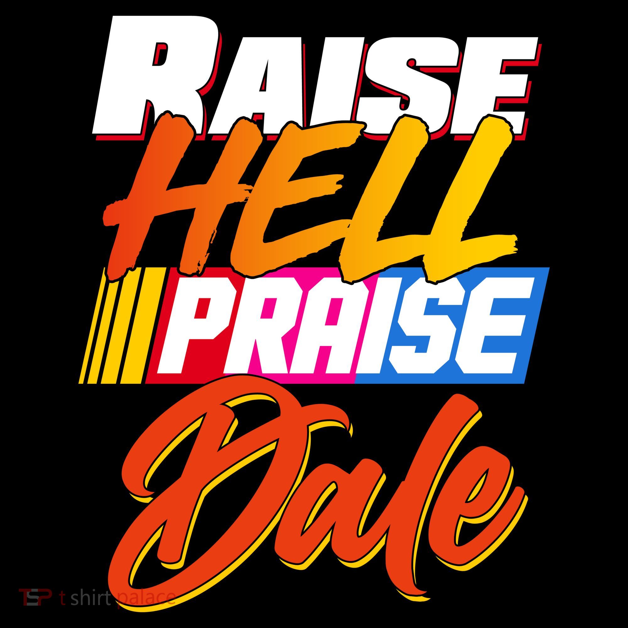 Raise Hell Praise Dale USA-Made Doggie Bandana