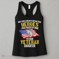 Raised By My Hero Proud Vietnam Veterans Daughter Women's Tank Top thumb 3
