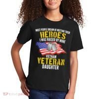 Raised By My Hero Proud Vietnam Veterans Daughter Kids T-Shirt thumb 2