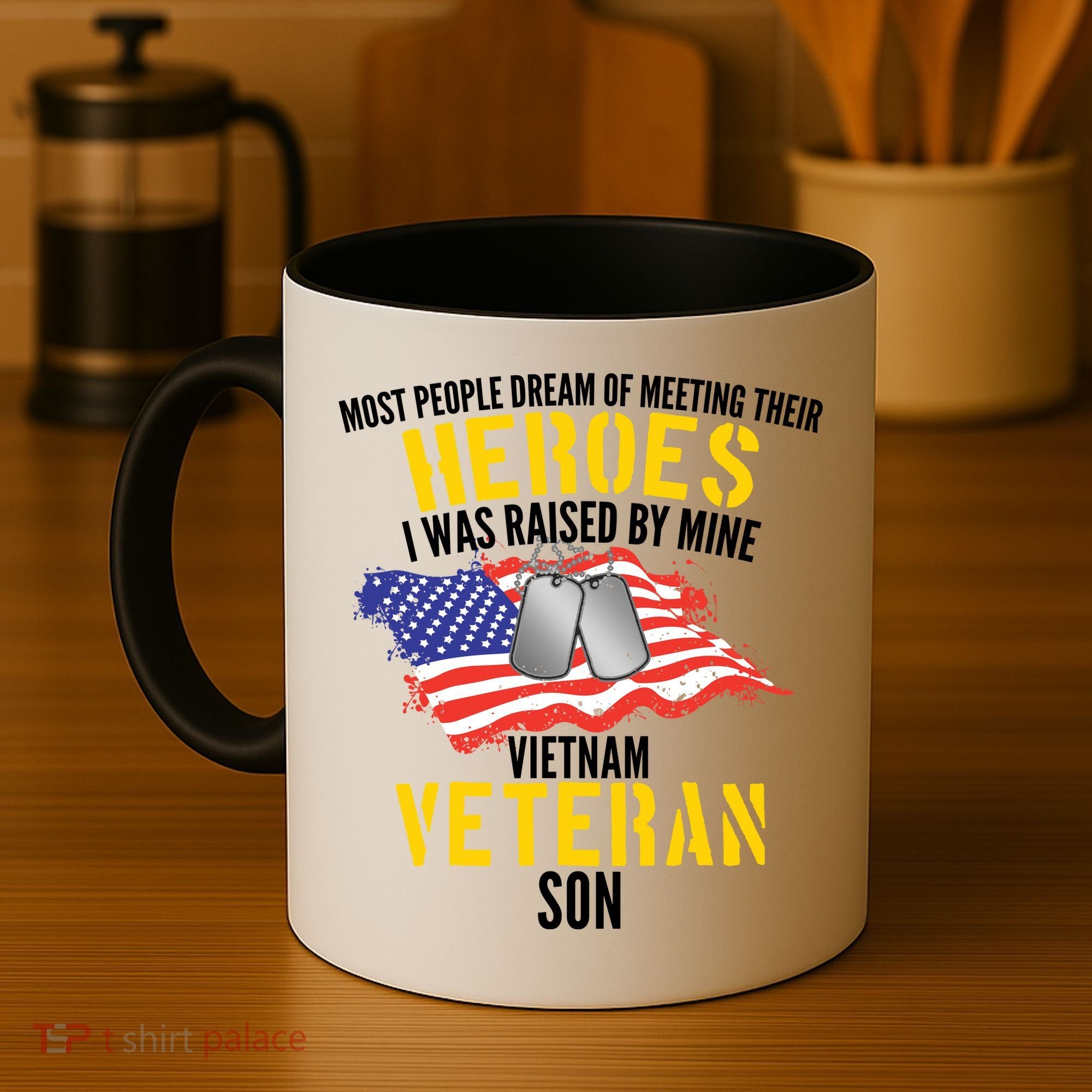 Raised By My Hero Proud Vietnam Veterans Son Coffee Mug