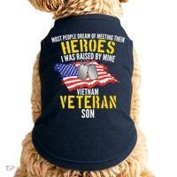 Raised By My Hero Proud Vietnam Veterans Son Doggie Tank thumb 0