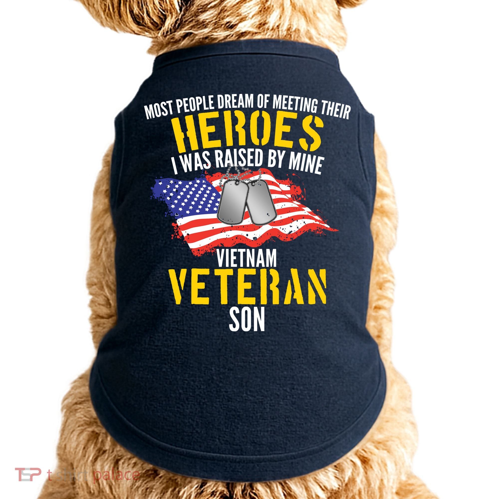 Raised By My Hero Proud Vietnam Veterans Son Doggie Tank