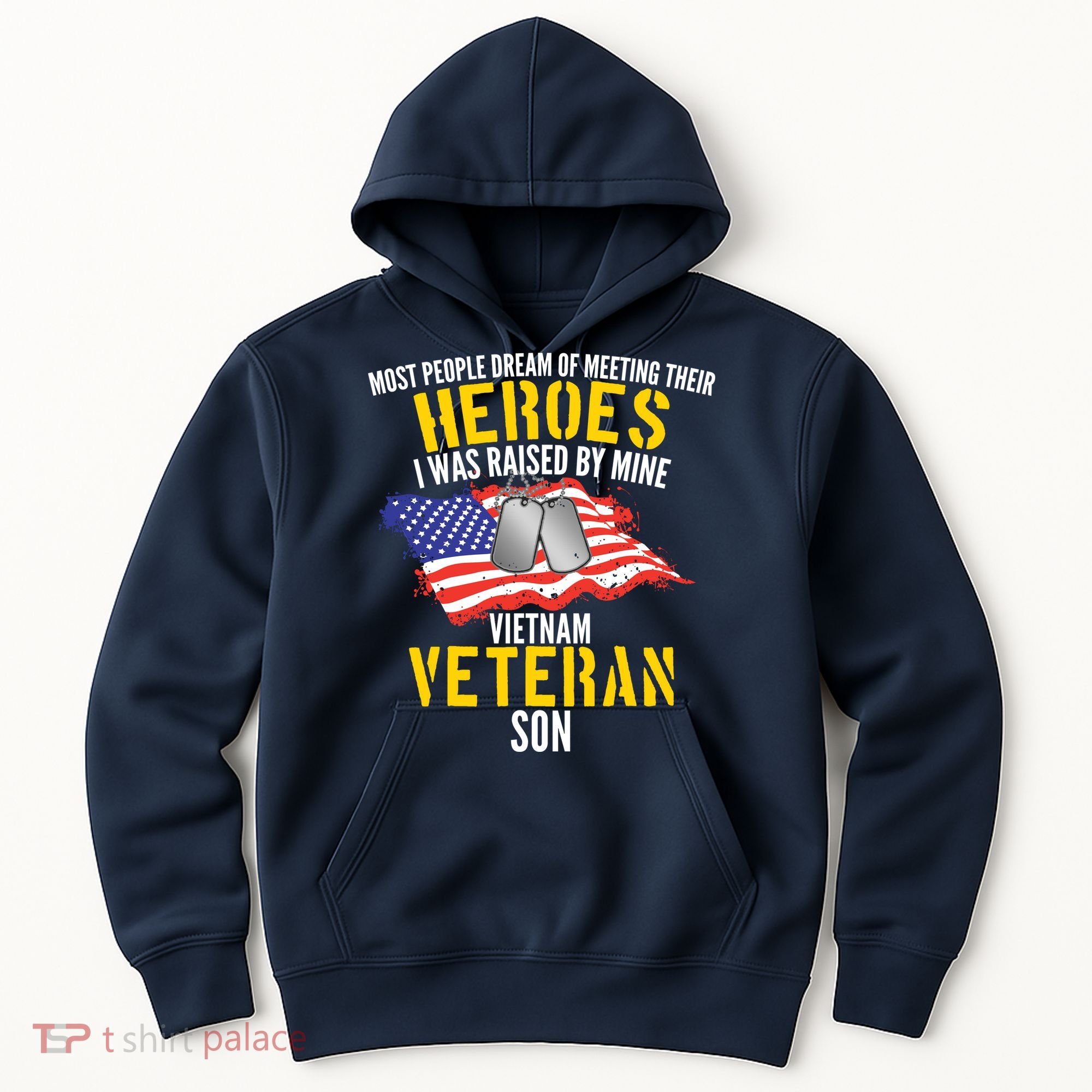 Raised By My Hero Proud Vietnam Veterans Son Hoodie