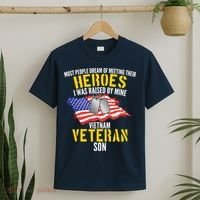 Raised By My Hero Proud Vietnam Veterans Son T-Shirt thumb 2