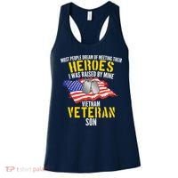 Raised By My Hero Proud Vietnam Veterans Son Women's Tank Top thumb 0
