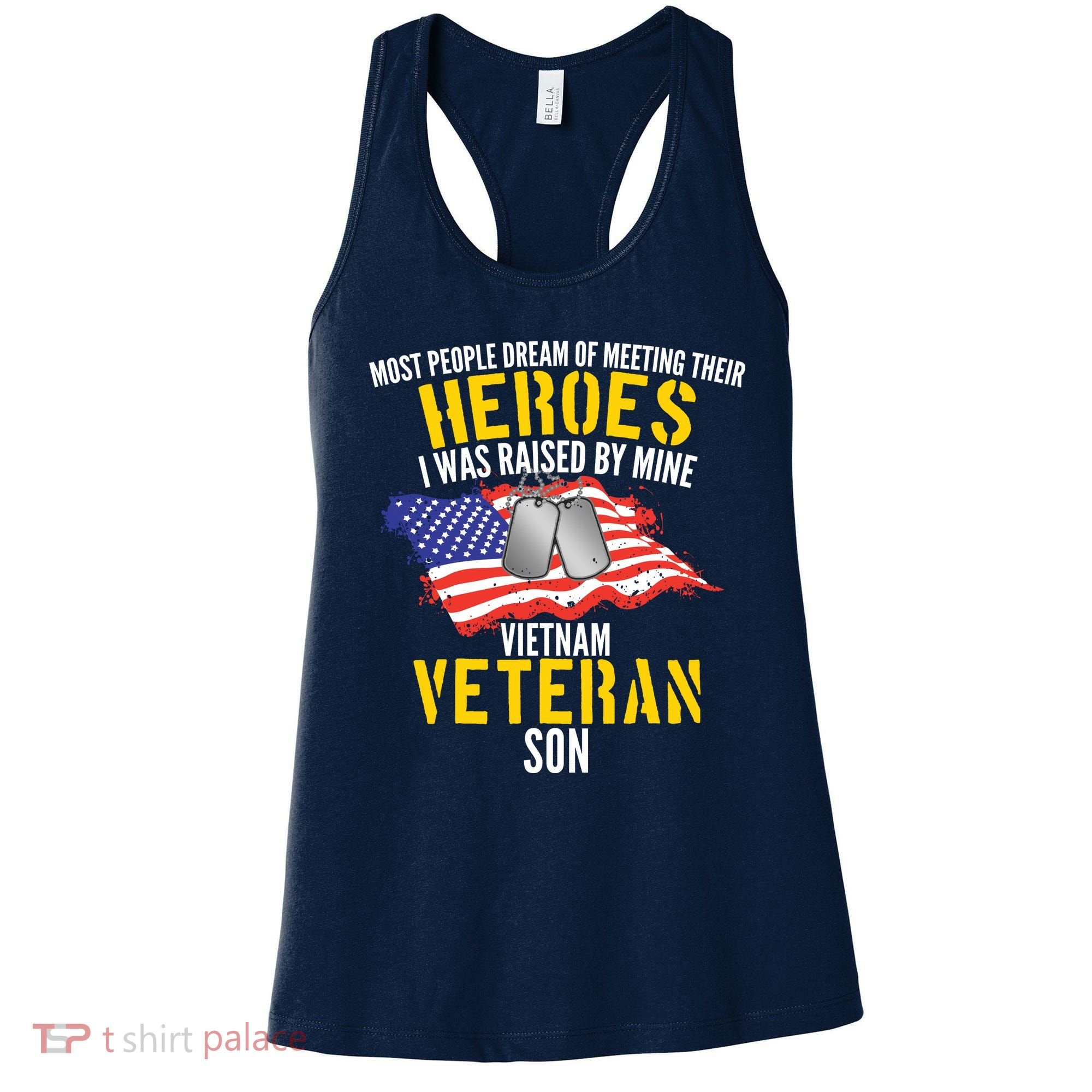 Raised By My Hero Proud Vietnam Veterans Son Women's Tank Top