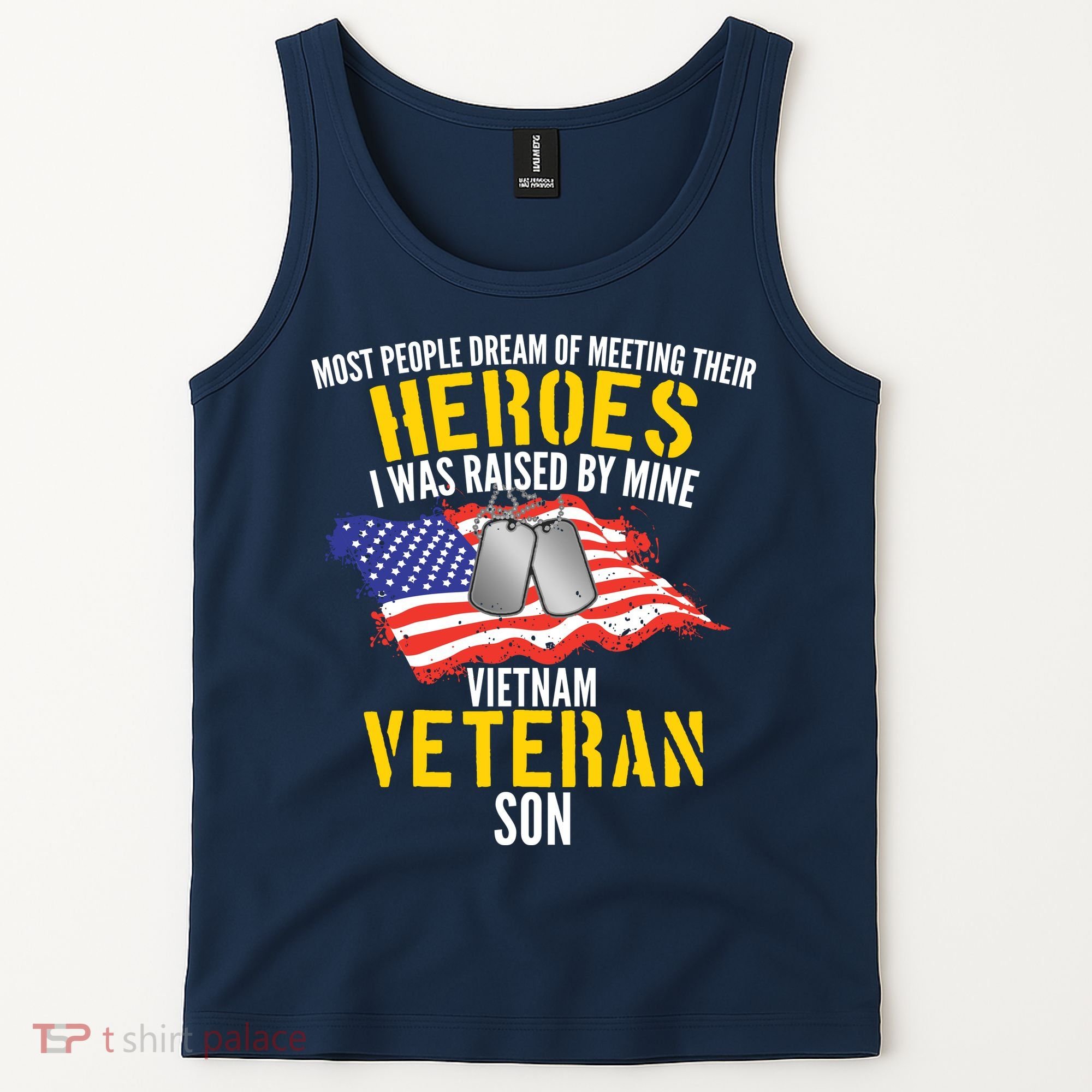 Raised By My Hero Proud Vietnam Veterans Son Tank Top