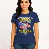 Raised By My Hero Proud Vietnam Veterans Son Women's T-Shirt thumb 4