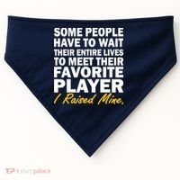 Raised My Favorite Player USA-Made Doggie Bandana thumb 0