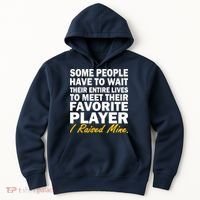 Raised My Favorite Player Hoodie thumb 0