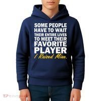 Raised My Favorite Player Kids Hoodie thumb 4