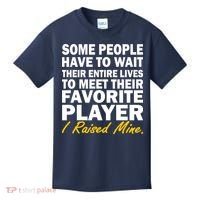Raised My Favorite Player Kids T-Shirt thumb 0